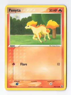 Ponyta 78/113 Normal Common Delta Species Pokemon Card TCG LP - Image 1