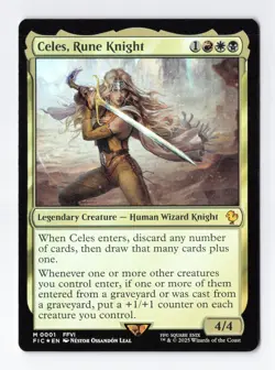 Celes, Rune Knight Foil M Final Fantasy MTG Magic the Gathering Card NM - Image 1