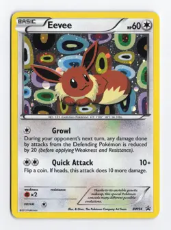 Eevee BW94 Cosmos Foil Holo Black White Promo Pokemon Card LP/MP - Image 1