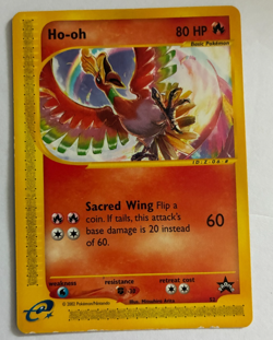 Pokemon Card - Ho-oh 52 WOTC Black Star Promo - Image 1