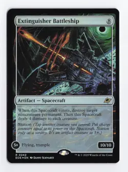 Extinguisher Battleship Foil R Edge of Eternities MTG Card TCG NM - Image 1