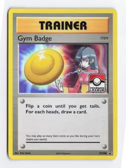 Gym Badge Sabrina XY208 Holo Black Star XY Promos Pokemon Card LP - Image 1