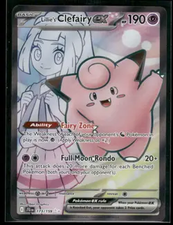Lillie's Clefairy ex Promo SV: Scarlet & Violet Promo Cards 195 NM - Image 1