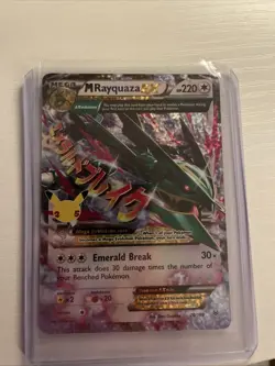Pokemon TCG M Rayquaza EX Celebrations Classic Collection Holo Ultra Card 76/108 - Image 1