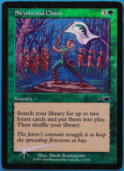 Skyshroud Claim FOIL Nemesis HP/DAMAGED Common CARD (506237) ABUGames - Image 1