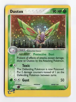 Dustox 6/109 Holo Foil Rare Ruby and Sapphire Pokemon Card MP - Image 1