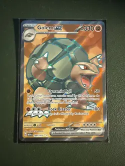 Golem ex 189/165 Scarlet & Violet 151 Full Art Ultra Rare Holo Pokemon Card NM - Image 1