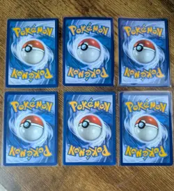 Pokemon TCG - Lot of 6 Cards - 1st Edition Squirtle Stamped Sylveon Persian - Image 2