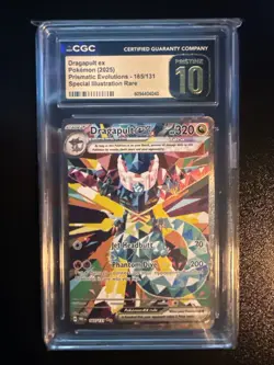 Dragapult ex 165/131 SIR Pokemon Prismatic Evolutions CGC Pristine 10 Pop 8 - Image 1