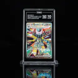 TAG 10 GEM MINT Pokemon Prismatic Evolutions Dragapult ex SIR 165 PSA 10 - Image 1