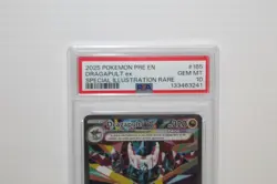2025 Pokemon SVP EN Prismatic Evolutions Dragapult ex SIR #165/131 PSA 10 Gem MT - Image 3