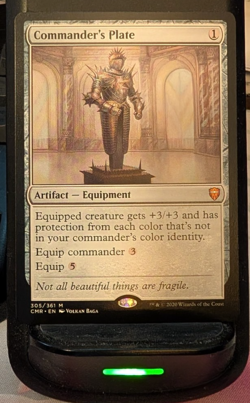 Magic the Gathering Commander's Plate Commander Legends NM Condition MTG - Image 1