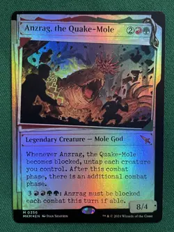 Anzrag, the Quake-Mole (Showcase) M Murders at Karlov Manor 356 NM (Foil) - Image 1