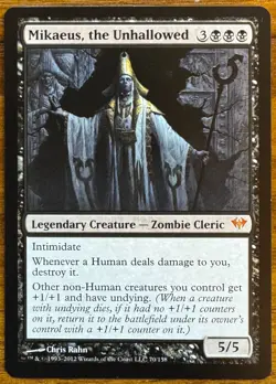 Mikaeus, the Unhallowed #70 · Dark Ascension · Regular · Non-Foil - Image 1