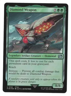 Diamond Weapon 183 Foil Final Fantasy NM MTG Magic FIN Uncommon - Image 1