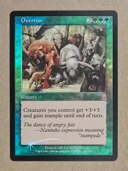 Overrun (Foil) - Odyssey - Near Mint | MTG - Image 1