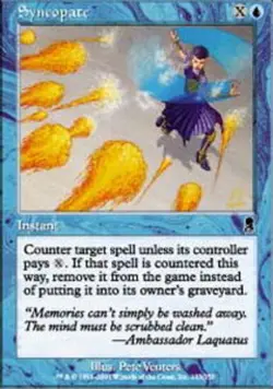 MTG Syncopate - Foil, Odyssey, Lightly Played, English - Image 1