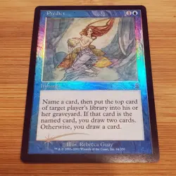 1x Predict, Foil, Odyssey, Magic the Gathering MTG LP Light Play - Image 1