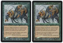 Ghastly Demise x2 2x 2001 Odyssey FOIL Black Common Instant MTG SP - NM AZ1 - Image 1