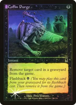 Odyssey MTG FOIL Coffin Purge Magic - Image 1