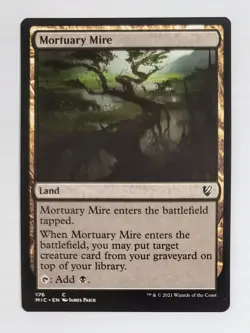X 1 MTG Mortuary Mire (176/209) Innistrad Midnight Hunt Commander NM - Image 1