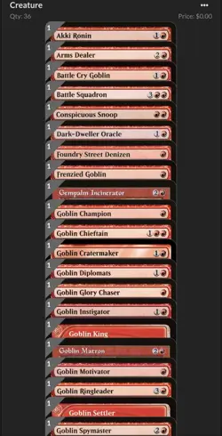 Mob Rules Goblins!! Custom Commander Deck Mtg Edh - Image 3