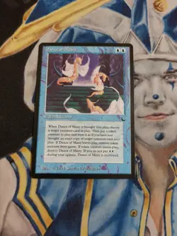 Dance of Many MTG The Dark Rare Blue Enchantment Moderately Played x1 GG6 - Image 1