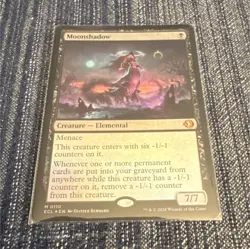 Magic: The Gathering Foil Moonshadow Black Creature English NM - Image 1