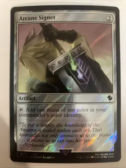 Arcane Signet 0333 Surge FOIL NM FINAL FANTASY VII FFVII Magic the Gathering MTG - Image 1