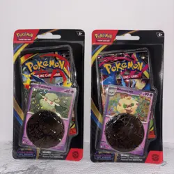 2 Pokemon Phantasmal Flames Booster Packs W/ Coin And Foil Sealed - Image 2