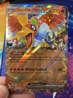 Ethan’s Ho-oh ex Play! Pokemon Stamped Prize Pack Series 8 - Image 1