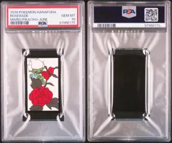 PSA 10 Roserade Hanafuda Mario Pikachu Japanese Pokemon 2016 June - Image 3