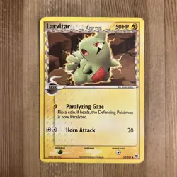 Pokemon TCG Larvitar EX Dragon Frontiers 52/101 Regular Common MP - Image 1