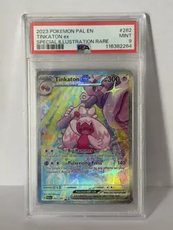 Pokemon TCG Tinkaton ex 262/193 Paldea Evolved Special Illustration PSA 9 - Image 1
