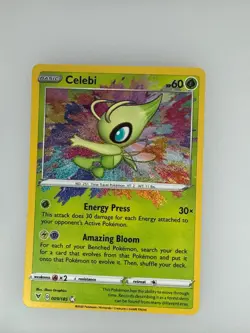 2020 Pokemon Vivid Voltage Celebi 009/185 NM - Image 1