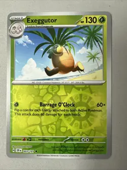 Pokemon TCG * SV Surging Sparks * 003/191 Exeggutor U * REVERSE HOLO * FRESH PK - Image 1