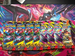 8 X Pokemon TCG Mega Evolution Sleeved Booster Pack Sealed - Image 1