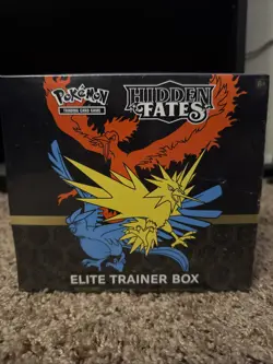 Pokemon Hidden Fates Elite Trainer Box TCG - PKU80473 820650804731 - Image 1