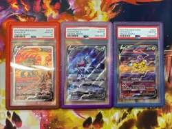 Pokemon Crown Zenith Entei V GG36, Suicune V GG38, Raikou V GG41 PSA 10 Trio Set - Image 1