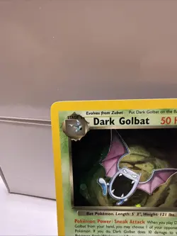 Pokemon TCG Team Rocket Dark Golbat Holo 7/82 - Image 2