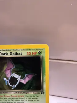 Pokemon TCG Team Rocket Dark Golbat Holo 7/82 - Image 3