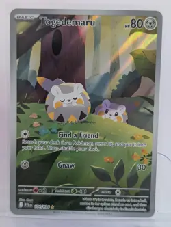 Pokemon Togedemaru 104/094 Mega Evolutions: Phantasmal Flames Illustration Rare - Image 1