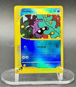 Shellder 129/165 Reverse Holo Pokemon Expedition 2002 Vintage NM - Image 2