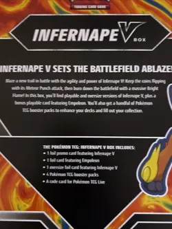 Pokemon TCG: Infernape V Collections Box - 4 Booster Packs - NEW FACTORY SEALED - Image 4