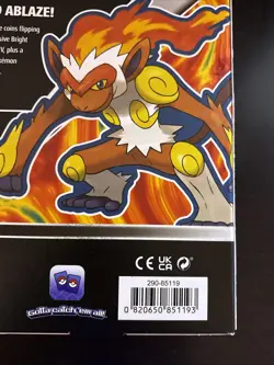 Pokemon TCG: Infernape V Collections Box - 4 Booster Packs - NEW FACTORY SEALED - Image 5