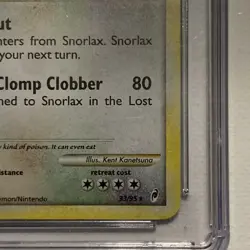 Pokemon Snorlax Call of Legends Prerelease Holo Rare Promo #33 CGC 8.5 - Image 5