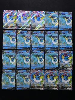2025 Pokemon TCG S-Chinese Gem Pack Vol.2 Vaporeon V Vmax Ball Holo Lot*20 BL25 - Image 1