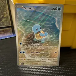 Squirtle 170/165 Sv: Scarlet & Violet 151 Illustration Rare Holo Pokemon TCG NM - Image 2
