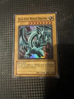 Yugioh - Blue-Eyes White Dragon SKE-001 Super Rare- Yu-Gi-Oh! - Image 1