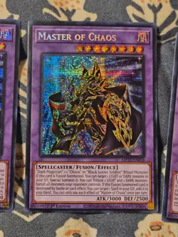 Master of Chaos MP23-EN018 1st Edition Prismatic Secret Rare Yugioh - Image 2